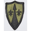 United States Army European Theater Support Command Insignia Patch, OD Subdued TASCOMEUR