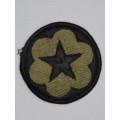 United States Army Staff Support Insignia Patch, Vietnam era OD Subdued
