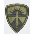United States Army Army Test and Evaluation Command Insignia Patch, OD Subdeud Patch
