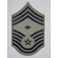 United States Air Force First Sergeant Rank Insignia Patch E9, 1stSgt