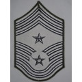 United States Air Force Command Chief Master Sergeant Rank Insignia Patch E9, CCM