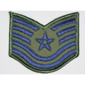 United States Air Force Technical Sergeant Rank Insignia Patch E6