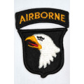 United States Army 101st Airborne Infantry Division Insignia Patch with Airborne Tab