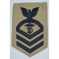 United States Navy Dental Corps Chief Petty Officer Rank Insignia Patch E7