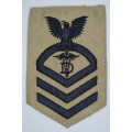 United States Navy Dental Corps Chief Petty Officer Rank Insignia Patch E7
