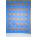 Collector`s Folder for Lincoln Cent Collection Starting 1941 to 1974