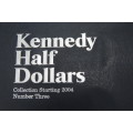 Collector`s Folder for Kennedy Half Dollars Collection 2004 to 2021