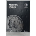 Collector`s Folder for Mercury Dime Collection 1916 to 1945