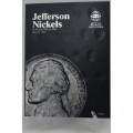 Collector`s Folder for Jefferson Nickel Collection 1962 to 1995