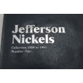 Collector`s Folder for Jefferson Nickel Collection 1938 to 1961