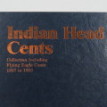 Collector`s Folder for Indian Head Cent Collection 1857 to 1909