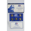 USA , 2003 Complete Statehood Quarters Proof set, 5 coin Set
