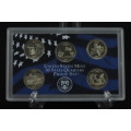 USA , 2004 Statehood Quarters Proof set, 5 coin Set No OGP