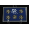 USA , 2004 Statehood Quarters Proof set, 5 coin Set No OGP