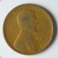 USA , 1910 Lincoln Cent, Wheat Penny , Philadelphia Mint