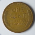 USA , 1917 Lincoln Cent, Wheat Penny , Philadelphia Mint