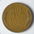 USA , 1918 Lincoln Cent, Wheat Penny , Philadelphia Mint