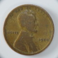 USA , 1924 Lincoln Cent, Wheat Penny , Philadelphia Mint