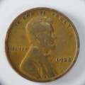 USA , 1925 Lincoln Cent, Wheat Penny , Philadelphia Mint