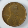 USA , 1927 Lincoln Cent, Wheat Penny , Philadelphia Mint