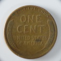USA , 1939 S Lincoln Cent, Wheat Penny , San Francisco Mint