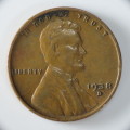 USA , 1936 D Lincoln Cent, Wheat Penny , Denver Mint