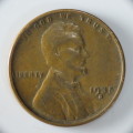 USA , 1935 S Lincoln Cent, Wheat Penny , San Francisco Mint