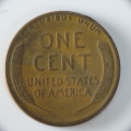 USA , 1935 S Lincoln Cent, Wheat Penny , San Francisco Mint