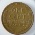 USA , 1934 Lincoln Cent, Wheat Penny , Philadelphia Mint