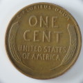 USA , 1937 D Lincoln Cent, Wheat Penny , Denver Mint