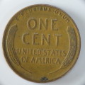 USA , 1937 D Lincoln Cent, Wheat Penny , Denver Mint