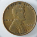 USA , 1935 Lincoln Cent, Wheat Penny , Philadelphia Mint