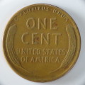 USA , 1938 Lincoln Cent, Wheat Penny , Philadelphia Mint