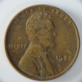 USA , 1937 Lincoln Cent, Wheat Penny , Philadelphia Mint