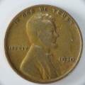USA , 1930 Lincoln Cent, Wheat Penny , Philadelphia Mint