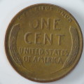USA , 1944 S Lincoln Cent, Wheat Penny , San Francisco Mint