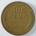 USA , 1944 S Lincoln Cent, Wheat Penny , San Francisco Mint