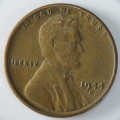 USA , 1944 D Lincoln Cent, Wheat Penny , Denver Mint