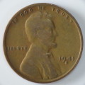 USA , 194 S Lincoln Cent, Wheat Penny , San Francisco Mint