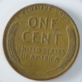 USA , 1944 Lincoln Cent, Wheat Penny , Philadelphia Mint