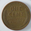 USA , 1946 D Lincoln Cent, Wheat Penny , Denver Mint