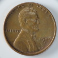 USA , 1945 S Lincoln Cent, Wheat Penny , San Francisco Mint
