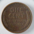 USA , 1940 Lincoln Cent, Wheat Penny , Philadelphia Mint