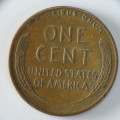 USA , 1949 S Lincoln Cent, Wheat Penny , San Francisco Mint