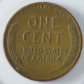 USA , 1952 S Lincoln Cent, Wheat Penny , San Francisco Mint