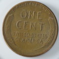 USA , 1951 S Lincoln Cent, Wheat Penny , San Francisco Mint