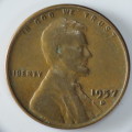 USA , 1957 D Lincoln Cent, Wheat Penny , Denver Mint