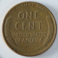 USA , 1954 D Lincoln Cent, Wheat Penny , Denver Mint