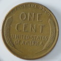 USA , 1951 Lincoln Cent, Wheat Penny , Philadelphia Mint