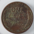 USA , 1951 Lincoln Cent, Wheat Penny , Philadelphia Mint